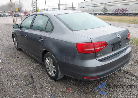 2015 Volkswagen Jetta 2.0L S from USA, damaged, VIN 3VW2K7AJ8FM220332
